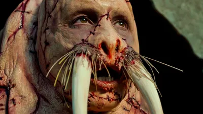 Бивень (Tusk) (2014, фильм) - «Если ходить в незнакомые места, то можно  оказаться в руках психопата, который преследует "благородную" цель. Финал,  как весь фильм противный 🤢» | отзывы