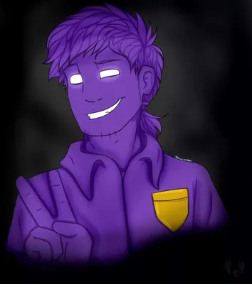 Наклейка Фиолетовый человек/Фиолетовый парень/Purple Guy PNG - AVATAN PLUS