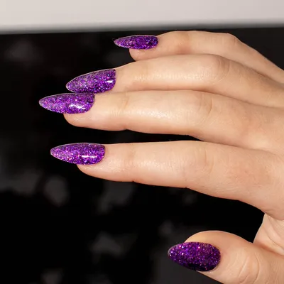 D990 Aspire Purple Glitter Dip Powder – Revel Nail