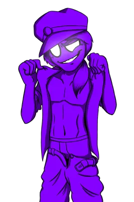 Фиолетовый парень, милый, в пустоте…» — создано в Шедевруме