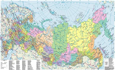 Физическая карта России и сопредельных государств (рос123)