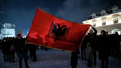 Новый Флаг Албании, уличный полиэстеровый Садовый флаг 3x5 футов (90x150  см), двусторонний флаг для двора, лужайки, крыльца, балкона | AliExpress