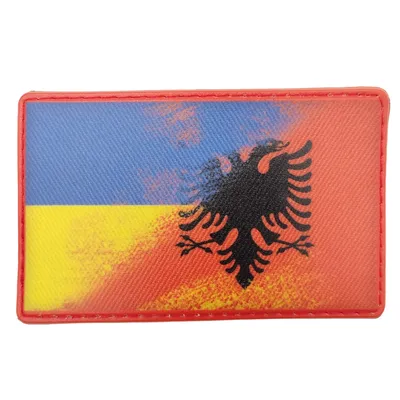 Раскраска Флаг Албании | Раскраски для детей печать онлайн