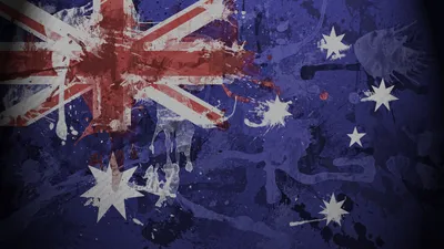 Скачать обои флаг, австралия, flag, australia разрешение 1920x1080 #5962