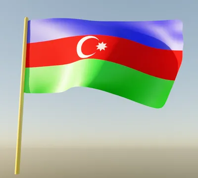Национальные государственные флаги узбекистана и азербайджана вместе |  Премиум Фото
