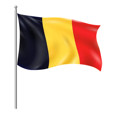 Флаг Бельгии с древком 5,55 м алюминий купить в Германии - 