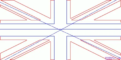 Флаг Великобритании состоит из нескольких флагов