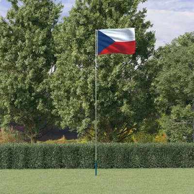 Государственный флаг Чехии, размер: 15х22 см, материал: атлас (id 98186062)  купить в Казахстане, цена на 