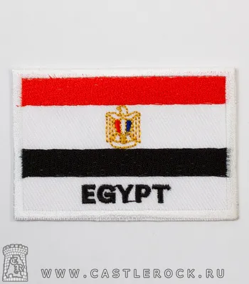 Нашивка Флаг Египта (вышивка) — Нашивки — Рок-магазин атрибутики Castle Rock
