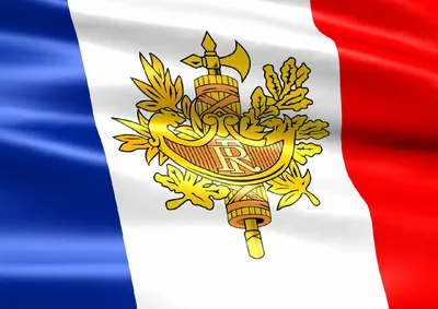 Флаг Франции — стоковые фотографии и другие картинки Французский флаг - Французский  флаг, Белый фон, Изолированный предмет - iStock