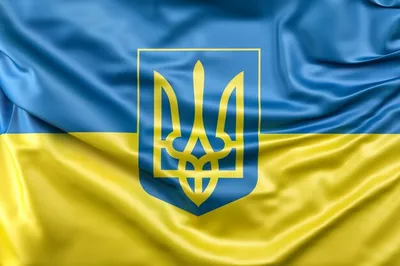 Desktop Hintergrundbilder Ukraine Wappen Flagge Strips 1920x1080