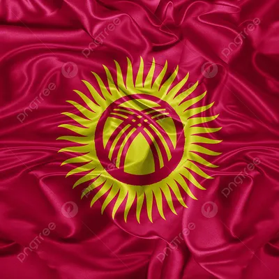 Флаг Киргизии (трафарет для 3D-ручки)