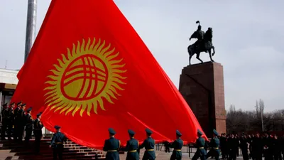Как нарисовать флаг Кыргызстана.Flag of Kyrgyzstan. - YouTube