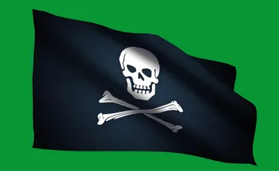 ᐉ Пиратский флаг: купить Весёлый роджер любого размера | INARI