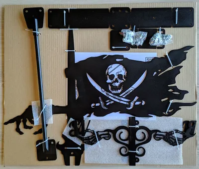 ᐉ Пиратский флаг: купить Весёлый роджер любого размера | INARI