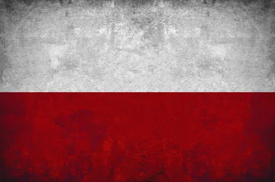 Виниловая наклейка "Флаг Польши"