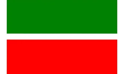 INR-TAT-15x22-2 - национальный флаг Татарстана, размер: 15х22 см, мате –  Aquilifershop
