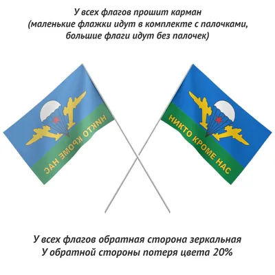 Флаг ВДВ/ Воздушно-Десантные Войска/Флаг России - купить Флаг по выгодной  цене в интернет-магазине OZON (589172687)