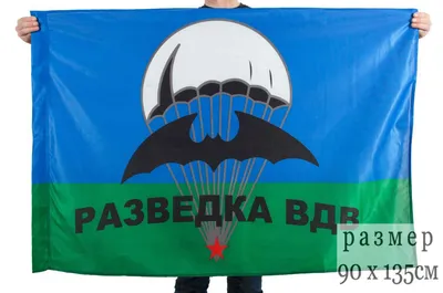 Флаг Воздушно-десантных войск России/Флаг ВДВ - купить Флаг по выгодной  цене в интернет-магазине OZON (1078885966)