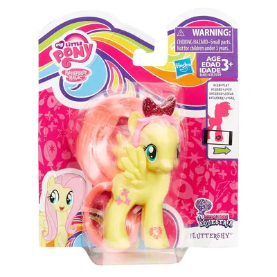 Фигурка пони Флаттершай Explore Equestria Май Литл Пони B4814/B3599 Hasbro  купить Fluttershy с бантиком в интернет-магазине 