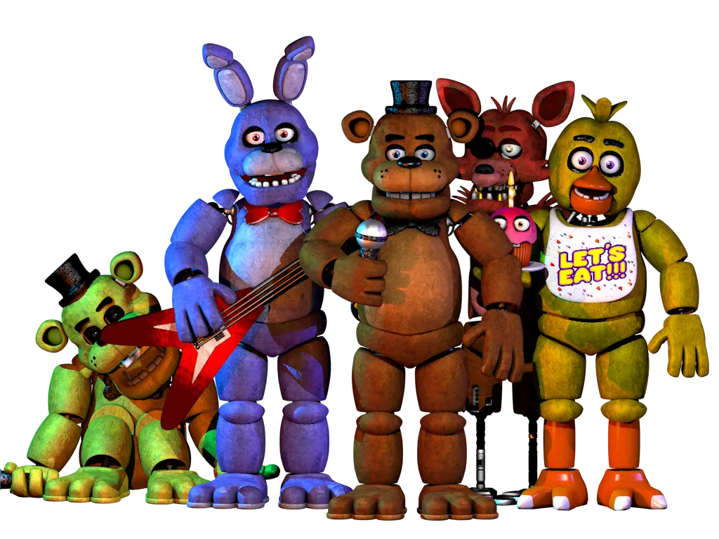 Фанаф. FNAF. ФНАФ 1. Фредди ФНАФ 1. АНИМАТРОНИКИ 1 фнафа.