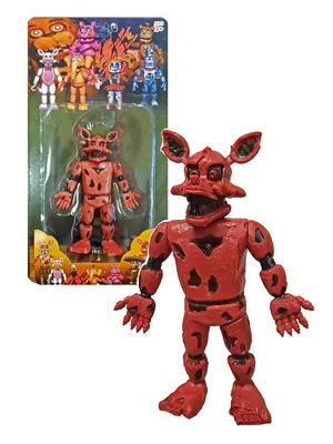 Подвижный аниматроник Фокси/Foxy ФНАФ/FNAF Пять ночей с Фредди со светом в  подарочном блистере Five Nights at Freddy's 26928168 купить в  интернет-магазине Wildberries