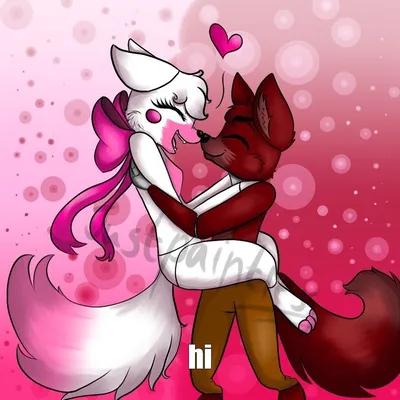 Создать мем "шип мангл и фокси 2020, foxy x mangle, мангл и фокси любовь" -  Картинки - 