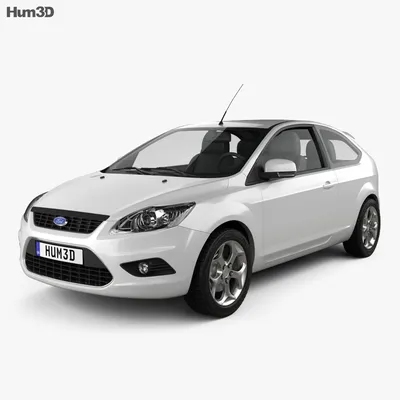 Ford Focus hatchback 3-door 2011 3D model - Download Vehicles on  