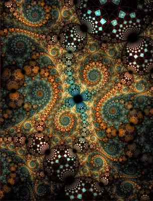 Обои 3Д Графика Фракталы (Fractal), обои для рабочего стола, фотографии 3д,  графика, fractal, фракталы, фрактал, узор, тёмный Обои для рабочего стола,  скачать обои картинки заставки на рабочий стол.