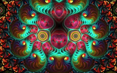 Обои 3Д Графика Фракталы (Fractal), обои для рабочего стола, фотографии 3д  графика, фракталы , fractal, арт, капля, фантастика, космос, фрактал Обои  для рабочего стола, скачать обои картинки заставки на рабочий стол.