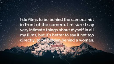 Франсуа Озон цитата: «Я снимаюсь в фильмах, чтобы быть за камерой, а не перед камерой. Я уверен, что вообще говорю о себе очень интимные вещи...»