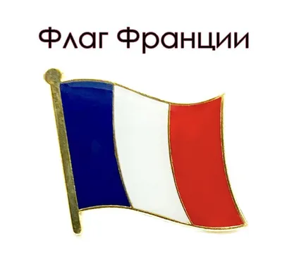 Значок. Флаг Франции / France - купить с доставкой по выгодным ценам в  интернет-магазине OZON (263323913)