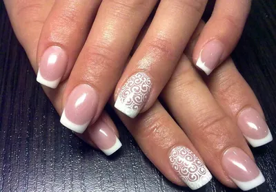 Френч с рисунком 2019: 100+ фото новинок, тенденций и трендов | Trendy nail  design, Best nail art designs, Manicure