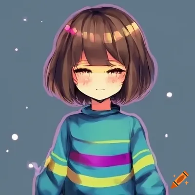 Frisk (Undertale) Fan Art by JuegaPo5000 on Newgrounds