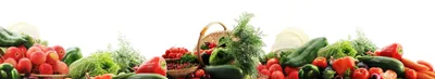 Фрукты и овощи на белом фоне - фото и картинки 