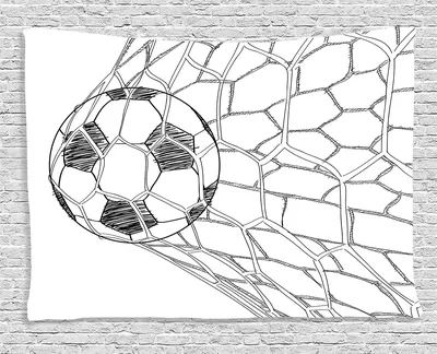 Футбольное поле рисунок карандашом - 53 фото