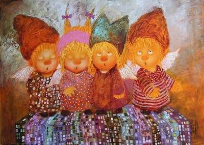 Galina Chuvilyaeva, 1957 | Angels | Tutt'Art@ | Pittura * Scultura * Poesia  * Musica