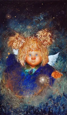 галина чувиляева | Art for kids, Cute art, Angel art