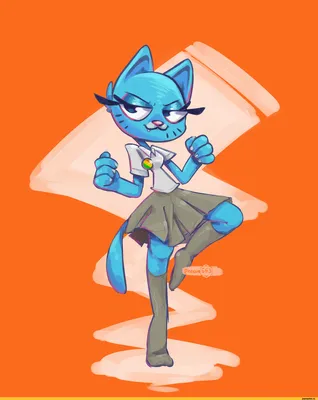 DeviantArt / Nicole Watterson :: The Amazing World of Gumball (Удивительный  мир Гамбола) :: Cartoon Network :: anthro toons :: anthro :: Мультфильмы /  смешные картинки и другие приколы: комиксы, гиф анимация, видео, лучший  интеллектуальный юмор.