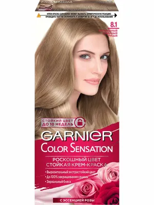 Краска для волос 8.1 Роскошный северный русый Color Sensation Garnier