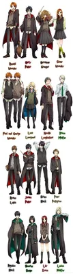 Harry Potter Manga | Harry potter anime, Harry potter cast, Harry potter  characters