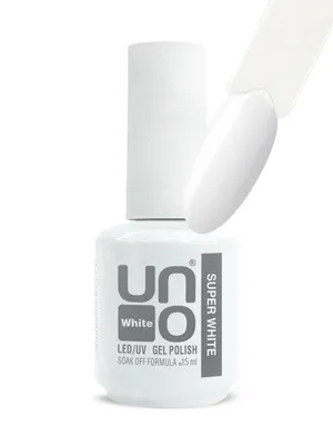 UNO, Гель-лак Супер Белый – Super White, 15 г | Unico Professional