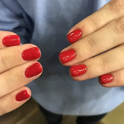 Короткие ногти 2020: дизайн гель-лаком | Manicure, Short nail designs, Gel  nails