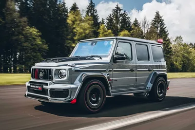 Фото обои Черный Mercedes G-class, Мерседес, Гелендваген, тюнинг, Brabus,  спереди, фары, диски, фото Гелика. G-class