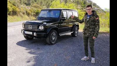 Фото обои Тонированный Mercedes G-class, Мерседес, Гелендваген, тюнинг  Brabus, сбоку, диски, фото Гелика. G-class