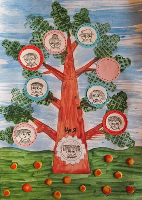 Генеалогическое дерево шаблон #42