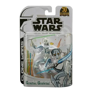 Генерал Гривус Войны клонов Hasbro Star Wars Black Series General Grievous  (ID#1666633815), цена: 2166 ₴, купить на 