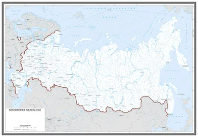 Настенная физическая карта России с новыми границами в тубусе, размер  160х107 см, масштаб 1:5,7 млн., матовая ламинация, АГТ Геоцентр - купить с  доставкой по выгодным ценам в интернет-магазине OZON (1153234977)