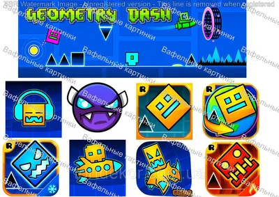 Wallpaper de Geometry Dash | Игровые арты, Обои, Геометрия