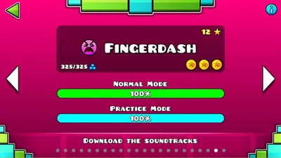 Geometry Dash – “Fingerdash” 100% Complete [All Coins] | GuitarHeroStyles -  YouTube